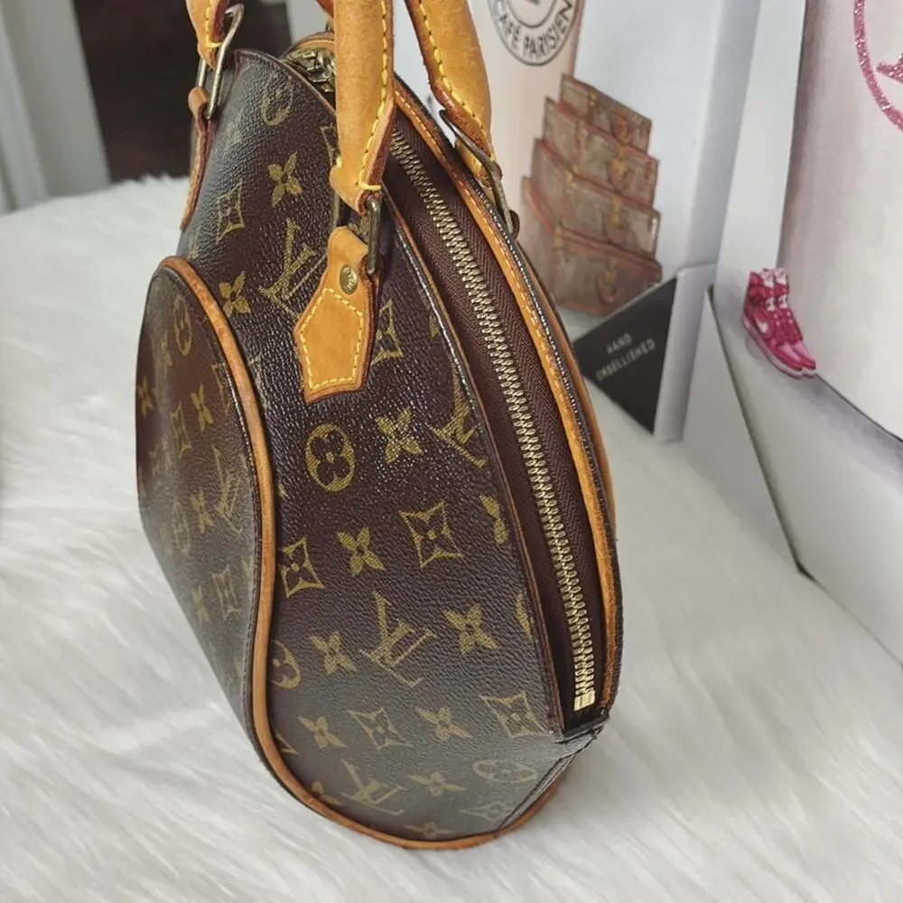 AUTHENTIC LOUIS VUITTON ELLIPSE PM HANDBAG MONOGRAM TH0033 - Picture 3 of 13